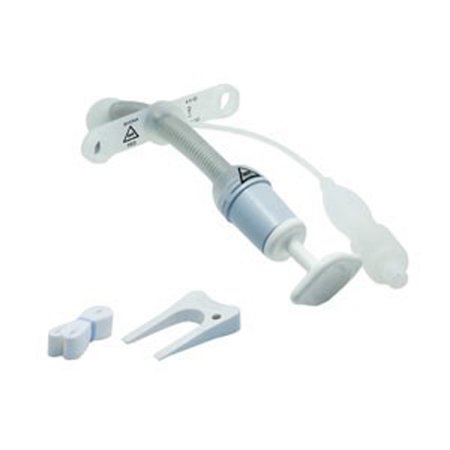 Picture of Tracheostomy Tube Bivona® FlexTend™ TTS™ Straight Neck Flange Size 4 Cuffed67PFSS40