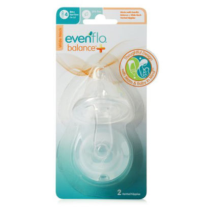 Picture of Nipple Evenflo® Feeding Balance + Wide Neck Fast Flow Tip Ages 8 Months and Up2141311