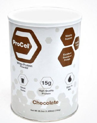 Picture of Whey Protein Supplement ProCel® Chocolate Flavor 26.5 oz. Can PowderGH101