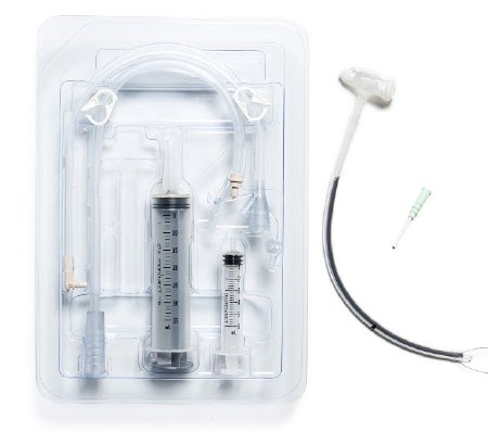 Picture of Low-Profile Transgastric-Jejunal Feeding Tube MIC-Key® 16 Fr. 3.0 cm Tube Silicone Sterile0270-16-3.0-45
