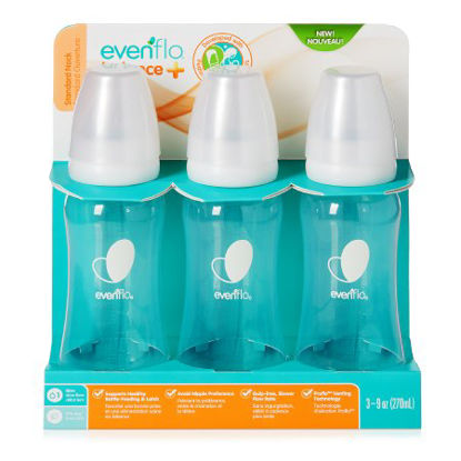 Picture of Baby Bottle Evenflo® Feeding Balance + Standard Neck 9 oz. Plastic1099311