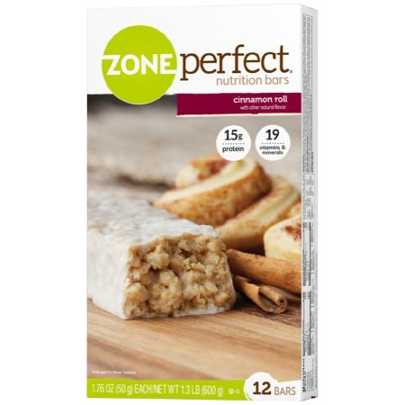 Picture of Nutrition Bar ZonePerfect® Classic Cinnamon Roll Flavor Ready to Use 1.7 oz. Individual Packet63309