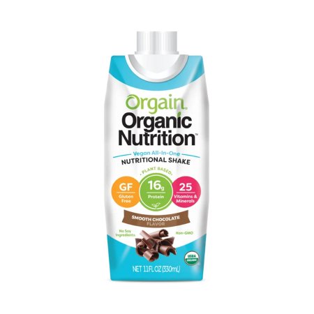 Picture of Oral Protein Supplement Organic Nutrition™ Vegan Chocolate FLavor Ready to Use 11 oz. Carton851770006750