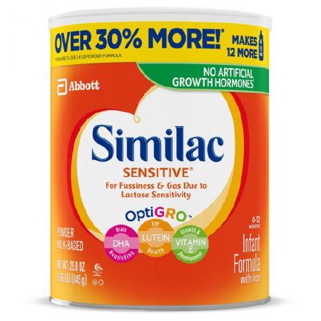 Picture of Infant Formula Similac® Sensitive® 29.8 oz. Can Powder62951