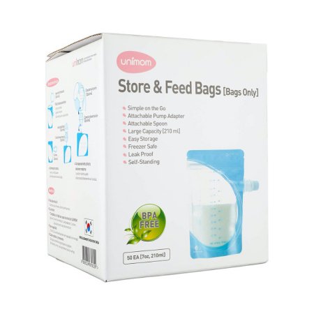 Picture of Breast Milk Storage Bag with Adapter Unimon Store and Feed 20 oz. PlasticSNF20