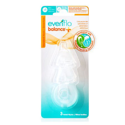 Picture of Nipple Evenflo® Feeding Balance + Standard Neck Slow Flow Tip Ages 0 Months and Up2121111