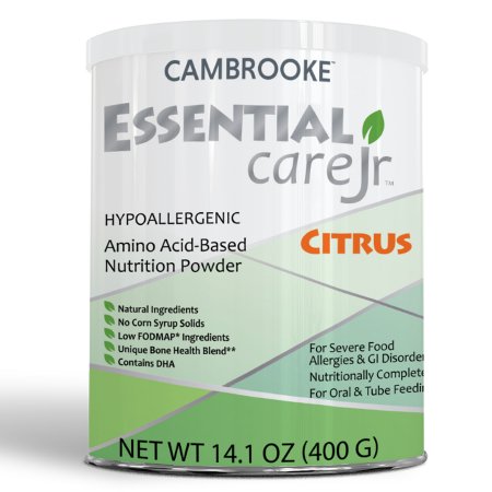 Picture of Amino Acid Based Pediatric Oral Supplememt / Tube Feeding Formula Essential Care Jr™ Citrus Flavor 14.1 oz. Can Powder48004