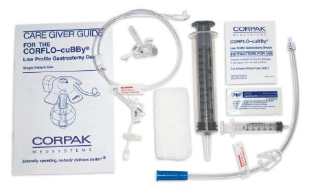 Picture of Low Profile Gastrostomy Device Kit CORFLO-cuBBy® 20 Fr. 3.0 cm Tube Polyurethane Sterile35-2030
