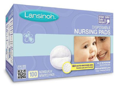 Picture of Nipple Shield Lansinoh® One Size Fits Most Cotton Disposable20370