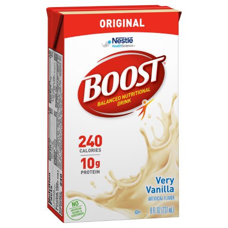Picture of Oral Supplement Boost® Very Vanilla Flavor Ready to Use 8 oz. Carton10043900674381