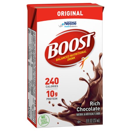 Picture of Oral Supplement Boost® Rich Chocolate Flavor Ready to Use 8 oz. Carton10043900675388