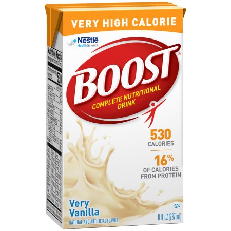 Picture of Oral Supplement Boost® Very High Calorie Very Vanilla Flavor Ready to Use 8 oz. Carton4390018216