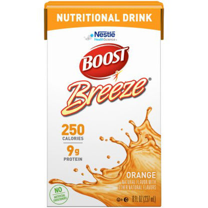 Picture of Oral Supplement Boost Breeze® Orange Flavor Ready to Use 8 oz. Carton10043900186204