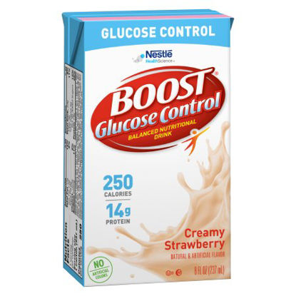 Picture of Oral Supplement Boost Glucose Control® Strawberry Flavor Ready to Use 8 oz. Tetra Brik10043900360307