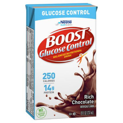 Picture of Oral Supplement Boost Glucose Control® Rich Chocolate Flavor Ready to Use 8 oz. Carton10043900360208