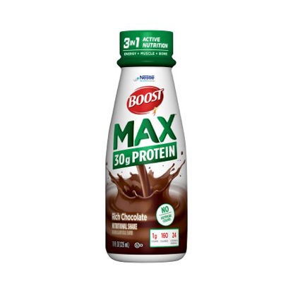 Picture of Oral Protein Supplement Boost® Max Rich Chocolate Flavor Ready to Use 11 oz. Bottle94426