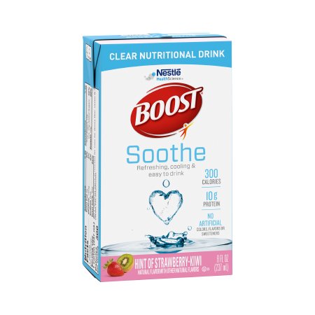 Picture of Oral Supplement Boost® Soothe Strawberry Kiwi Flavor Ready to Use 8 oz. Carton0004390019190