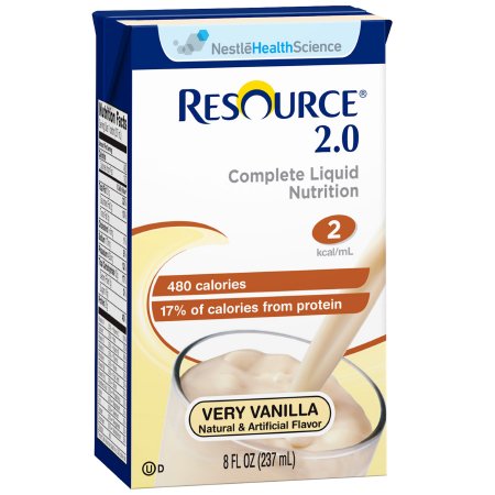 Picture of Oral Supplement Resource® 2.0 Very Vanilla Flavor Ready to Use 8 oz. Carton10043900180103