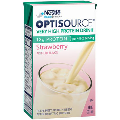 Picture of Oral Supplement Optisource® Strawberry Flavor Ready to Use 8 oz. Carton00043900174815