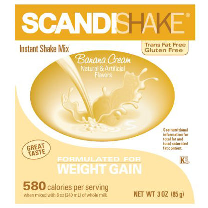 Picture of Oral Supplement Scandishake® Banana Cream Flavor Powder 3 oz. Individual Packet58914-0803-44