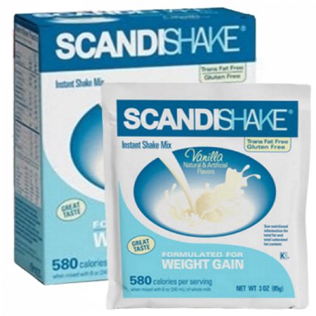 Picture of Oral Supplement Scandishake® Lactose Free Vanilla Flavor Powder 3 oz. Individual Packet58914081044