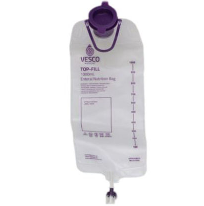 Picture of FEEDING SET, GRAVITY BAG ENFITTOP FILL 1000ML (30/CS)VED-046