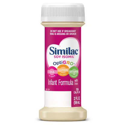 Picture of Infant Formula Similac® Soy Isomil® for Fussiness and Gas 2 oz. Bottle Ready to Use56308