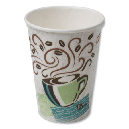Picture of PerfecTouch Hot Cups, Paper, 12 oz, Coffee Haze Design, 50/PackDXE-5342CDPK