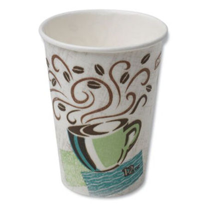 Picture of PerfecTouch Hot Cups, Paper, 12 oz, Coffee Haze Design, 50/PackDXE-5342CDPK