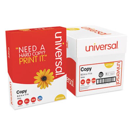 Picture of Copy Paper Convenience Carton, 92 Bright, 20lb, 8.5 x 11, White, 500 Sheets/Ream, 5 Reams/CartonUNV-11289