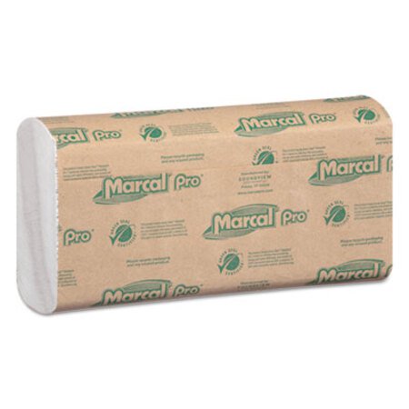 Picture of 100% Recycled Folded Paper Towels, 12 7/8x10 1/8,C-Fold, White,150/PK, 16 PK/CTMRC-P100B