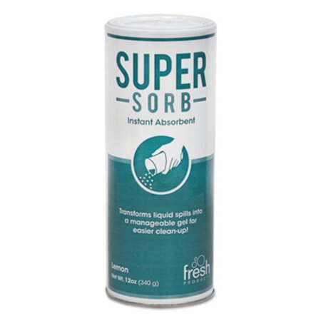 Picture of Super-Sorb Liquid Spill Absorbent, Powder, Lemon-Scent, 12 oz. Shaker CanFRS-614SSEA