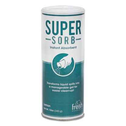Picture of Super-Sorb Liquid Spill Absorbent, Powder, Lemon-Scent, 12 oz. Shaker CanFRS-614SSEA