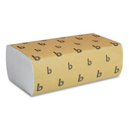 Picture of Multifold Paper Towels, White, 9 x 9 9/20, 250 Towels/Pack, 16 Packs/CartonBWK-6200