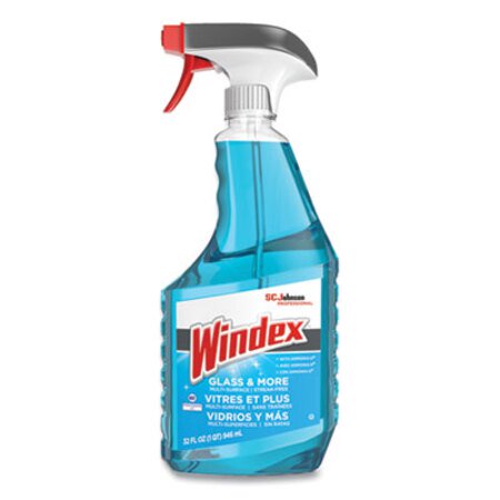 Picture of Glass Cleaner with Ammonia-D, 32 oz Capped Bottle with Trigger SpraySJN-695237EA