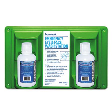 Picture of Emergency Eyewash Station, 16 oz Bottle, 2 Bottles/StationBWK-54842