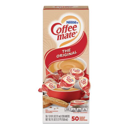 Picture of Liquid Coffee Creamer, Original, 0.38 oz Mini Cups, 50/BoxNES-35110BX