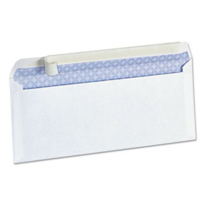 Picture of Peel Seal Strip Business Envelope, #10, Square Flap, Self-Adhesive Closure, 4.13 x 9.5, White, 100/BoxUNV-36004