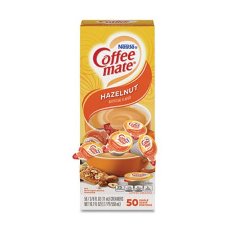 Picture of Liquid Coffee Creamer, Hazelnut, 0.38 oz Mini Cups, 50/BoxNES-35180BX