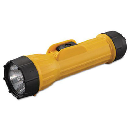 Picture of Industrial Heavy-Duty Flashlight, 2 D Batteries (Sold Separately), Yellow/BlackBGT-10500