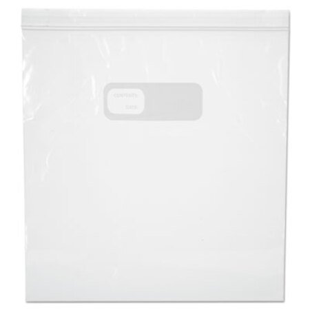 Picture of Reclosable Food Storage Bags, 1 gal, 1.75 mil, 10.5" x 11", Clear, 250/BoxBWK-1GALBAG