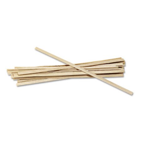Picture of Wood Coffee Stirrers, 5 1/2" Long, Woodgrain, 1000 Stirrers/BoxRPP-R810BX