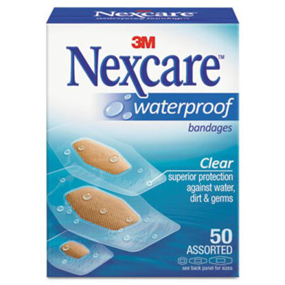 Picture of Waterproof, Clear Bandages, Assorted Sizes, 50/BoxMMM-43250