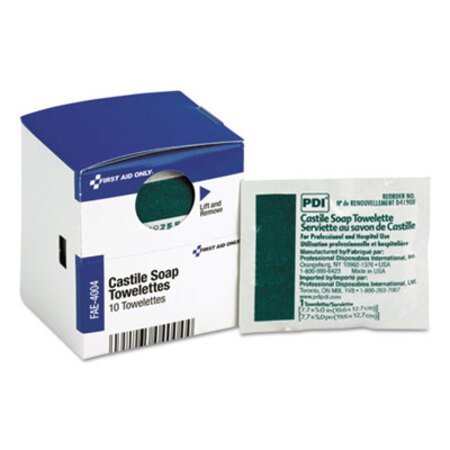 Picture of SmartCompliance Castile Soap Towelettes, 10/BoxFAO-FAE4004
