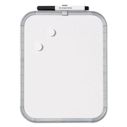 Picture of Magnetic Dry Erase Board, 11 x 14, White Plastic FrameBVC-CLK020303