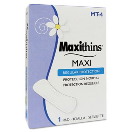 Picture of Maxithins Vended Sanitary Napkins #4, Maxi, 250 Individually Boxed Napkins/CartonHOS-MT4