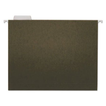 Picture of Hanging File Folders, Letter Size, 1/5-Cut Tab, Standard Green, 25/BoxUNV-14115