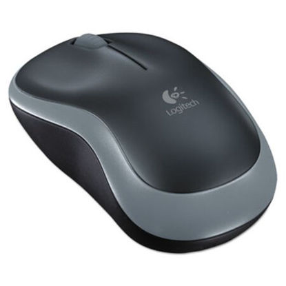 Picture of M185 Wireless Mouse, 2.4 GHz Frequency/30 ft Wireless Range, Left/Right Hand Use, BlackLOG-910002225