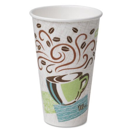 Picture of PerfecTouch Paper Hot Cups, 16 oz, Coffee Haze Design, 50/PackDXE-5356CD