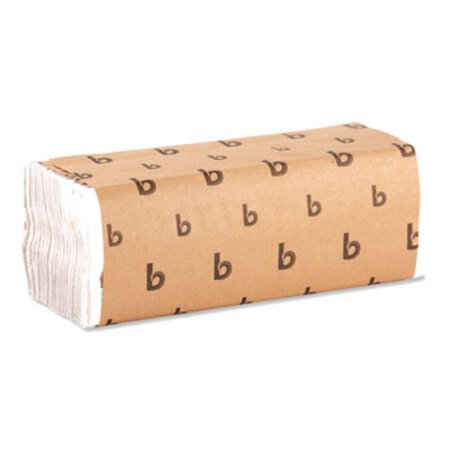 Picture of C-Fold Paper Towels, Bleached White, 200 Sheets/Pack, 12 Packs/CartonBWK-6220